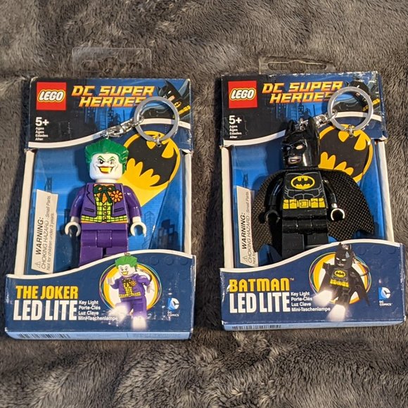 LEGO DC Super Heroes The Joker Batman LED Key chains - Picture 1 of 2